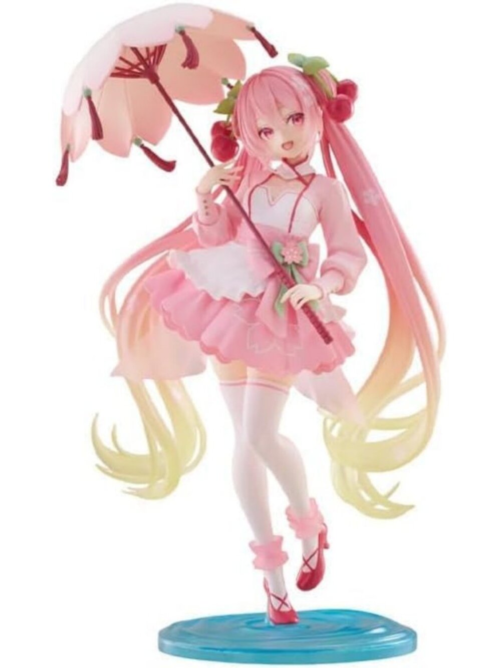 Sakura Miku AMP+ Figure - Adorable Sakura Dress Version, Collectible Anime Decor